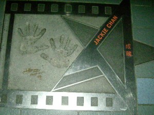 "Jackie Chan" in the Avenue of Stars