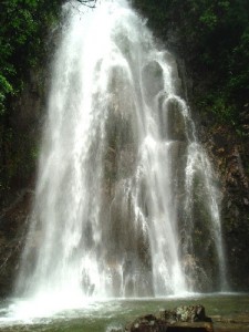 Angel Waterfall in Gu Po Mountain