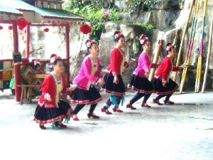 Dong Girls performing a traditional dance