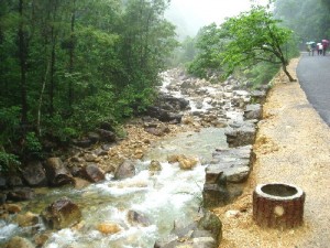 A stream in Gu Po Mountain