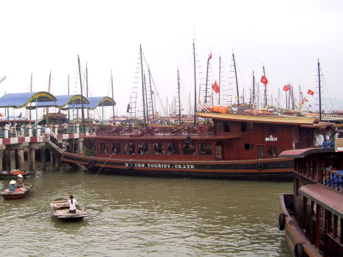 Tourist Boats at Hon Gai Jetty
