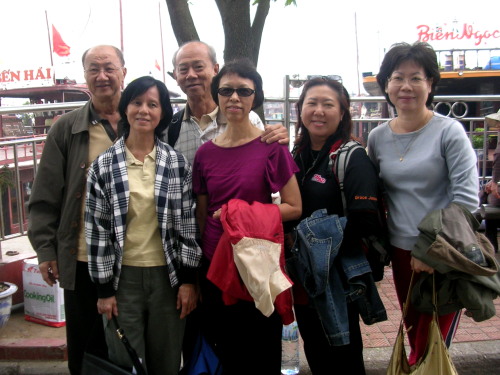Group of Six at Hon Gai Wharf