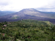 Mount Batur (1,717 m), an active volcano