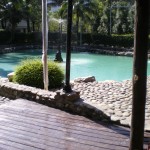 An Atayal Hotel's pool of hot spring water