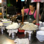 A rice-noodle stall