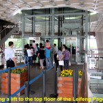 Lifts in Leifeng Pagoda