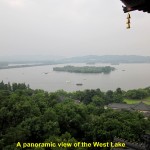 A panoramic view of the West Lake from Leifeng Pagoda