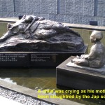 A mother and child killed by Jap soldiers