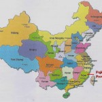 China Map showing Fujian Province
