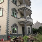 Chow Li's new, large and modern house