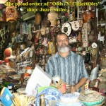 Juzer Saifee, the proud owner of Odds 'N' Collectibles shop