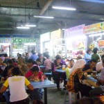 Malays breaking fast at foodstalls