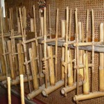 Angklung, a Malay musical instrument