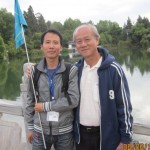 Writer(R) and Lee, the Lijiang guide(L)