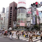 Busy crossroads at Ginza 4-chome