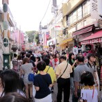 The crowded Takeshita Street