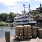Arrival of Mart Twain Riverboat from the "Wild West"