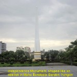 Independence Monument in Maha Bandoola Garden, Yangon