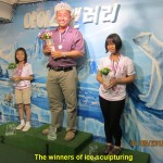 Winners of Ice-Sculpturing Competition