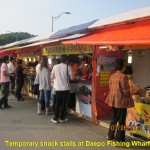 Seafood-snack stalls