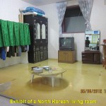 A simple living room in North Korea