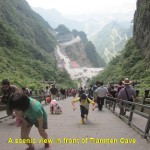 Scenery in front of Tianmen Cave