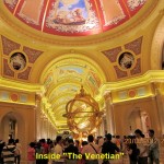 Entering "The Venetian" casino