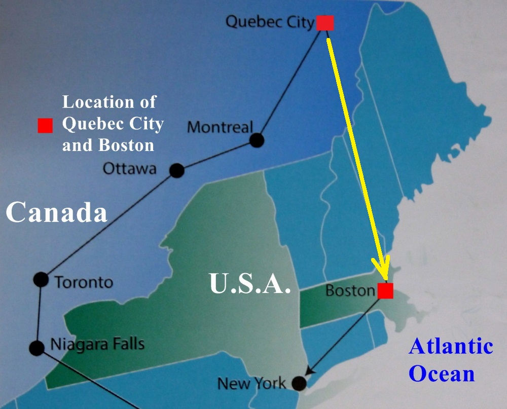 travel from quebec city to boston