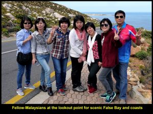 Fellow=Malaysians at False Bay lookout point