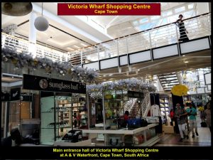 Main entrance hall of Victoria Wharf Shopping Centre, Cape Town