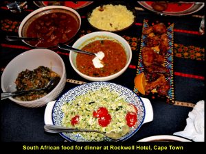 South African food for dinner