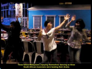 Malaysian dancing, happily