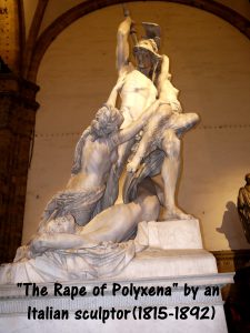 "The Rape of Polyxena" by Pio Fedi(1815-1892), an Italian sculptor