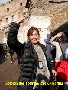 Rome tour-guide, Christina