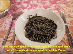 Black Spaghetti or Squid Ink Spaghetti