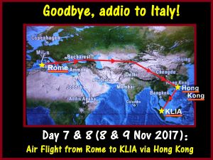 Addio, goodbye to Italy!