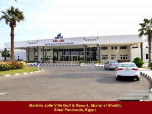 Tour group stayed for two nights at Maritim Jolie Ville Golf & Resort in Sharm el Sheikh on 20-21 Dec 2017