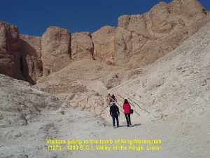 Path to Merenptah's Tomb in the Valley of the Kings
